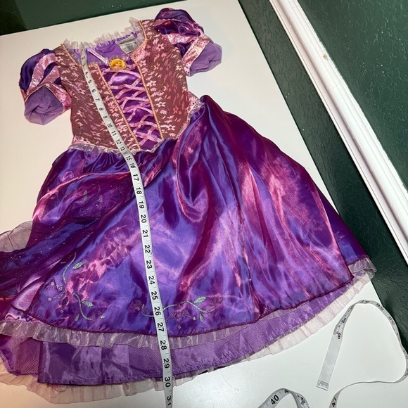 Disney Purple and Pink Rapunzel Kids Costume Princess Dress size Small - Picture 5 of 8